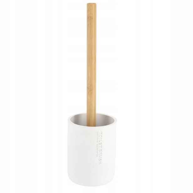 Kartáč Na Wc Polyresin Bambusový Ø 10,4 CM Bílý