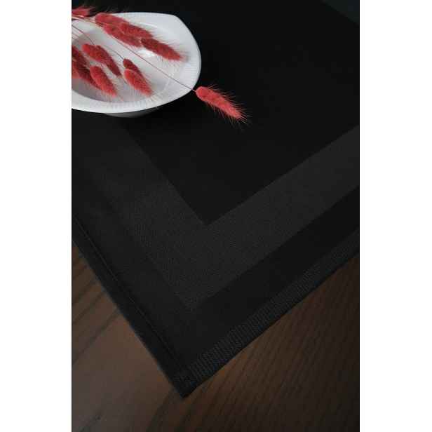 Napkin Wolzwrin - Black - 50 x 50