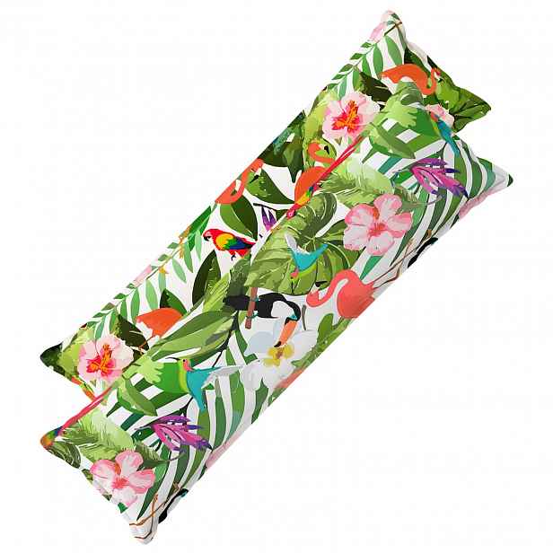 vidaXL Povlak na polštář 2 ks HOUTEN Vícebarevný 40 x 145 cm Polyester