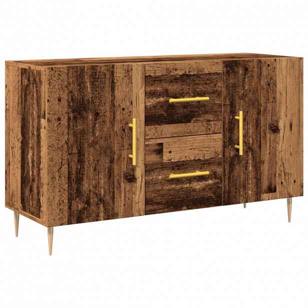 vidaXL Příborník old wood 100 x 36 x 60 cm kompozitní dřevo