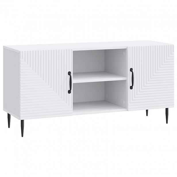 vidaXL Televizní skříň Bílá 102 x 34,5 x 50 cm Kompozitní dřevo