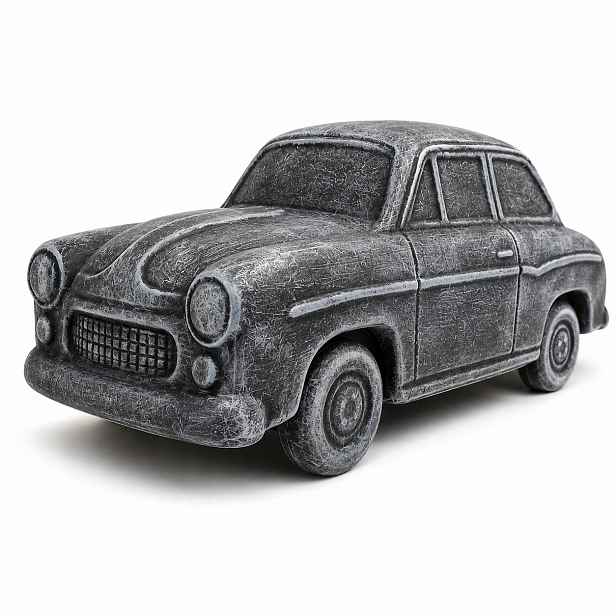 Keramická pokladnička auto retro 25 cm velká, ozdobná jako dárek