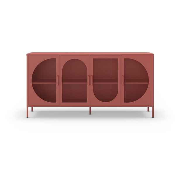 Komoda v cihlové barvě 160x90 cm Tayra – Marckeric