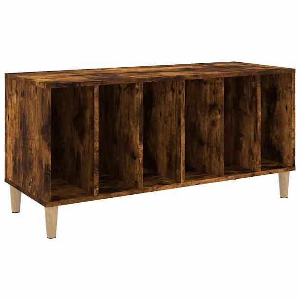 vidaXL Skříňka na LP desky kouřový dub 100x38x48 cm kompozitní dřevo
