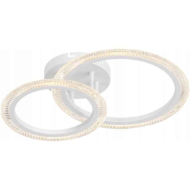 Moderní Led Lustr 48W Bílý Minimalistický Prstenec Vargo DL1156
