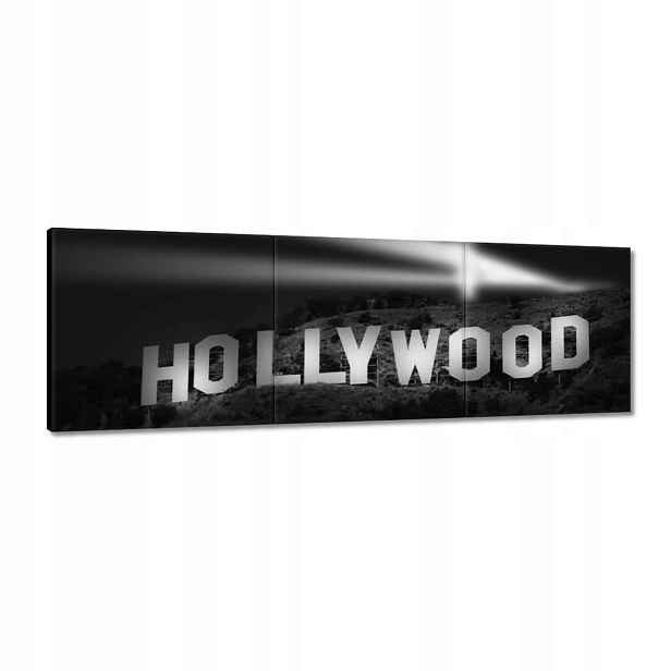 Obrazy 120x40 Hollywood Nápis