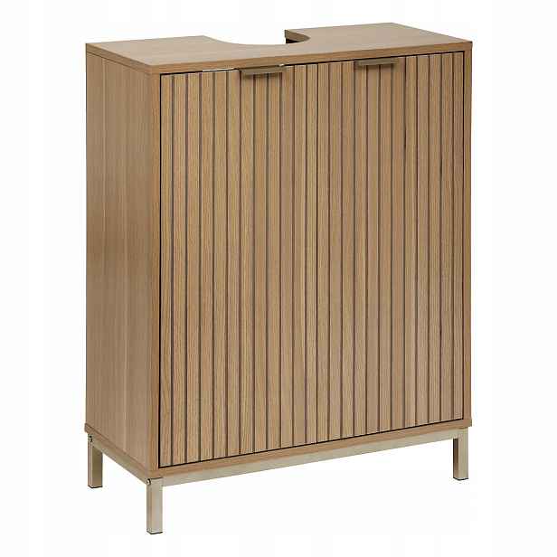 Skříňka Pod Umyvadlo Na Desku Mdf 60X28,5X80 CM Hnědá