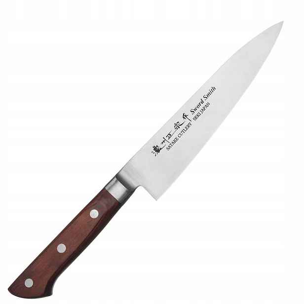 Satake Kotori Japonský ostrý Nůž pro šéfkuchaře 56-58 Hrc 18 cm