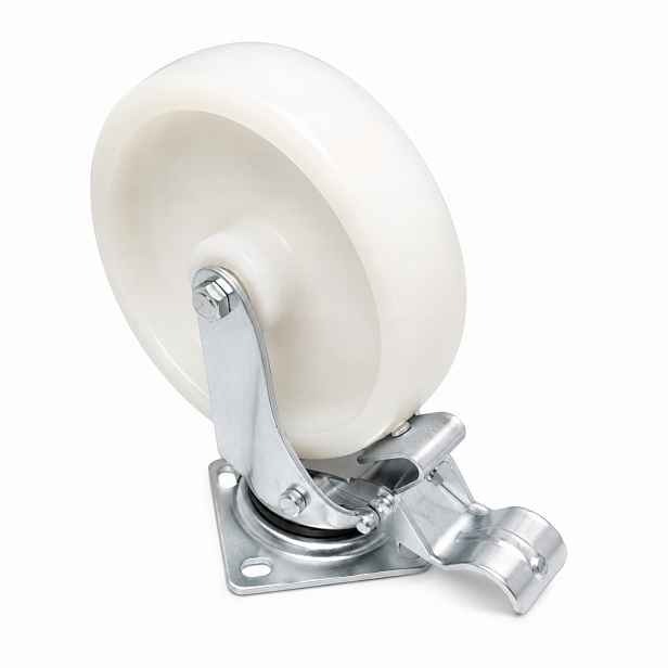 200 mm otočné polyamidové kolo s brzdou 65BH L-45 pro vozík