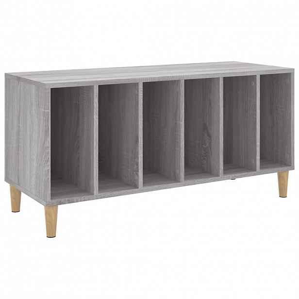 vidaXL Skříňka na LP desky šedá sonoma 100x38x48 cm kompozitní dřevo