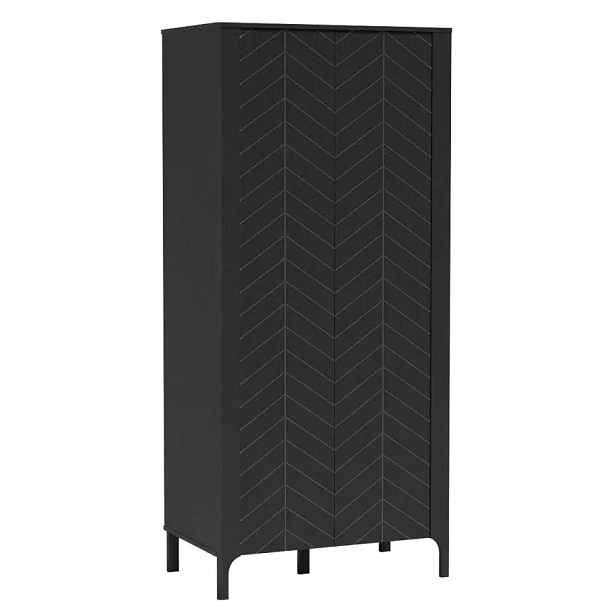 Casarredo Šatní skříň 2D KENORA - černá