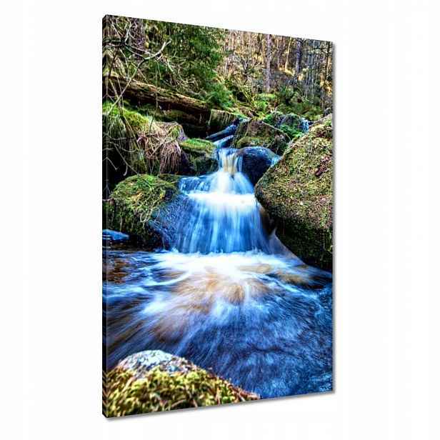 Obrazy 60x90 Modrá kaskáda