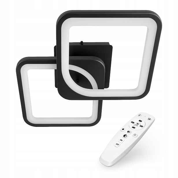 stropní svítidlo Led Závěsný moderní lustr stropní svítidlo 54W Cct Remote dálkový ovladač