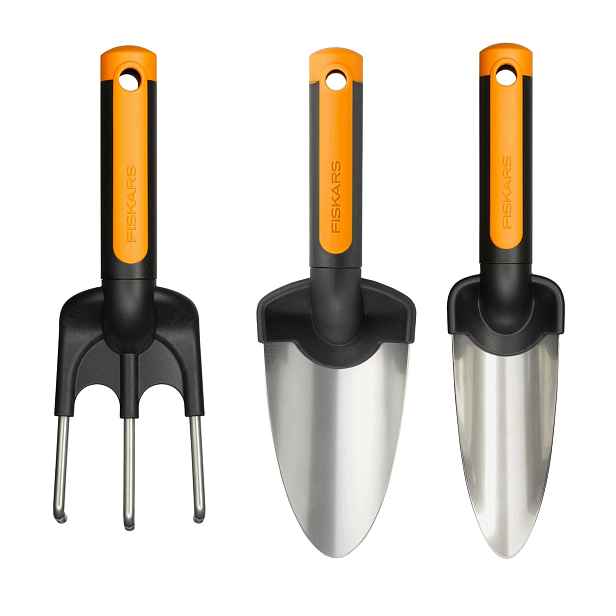 Fiskars Zahradní sada Ruční kultivátor malý 2x Lopatka na sázení