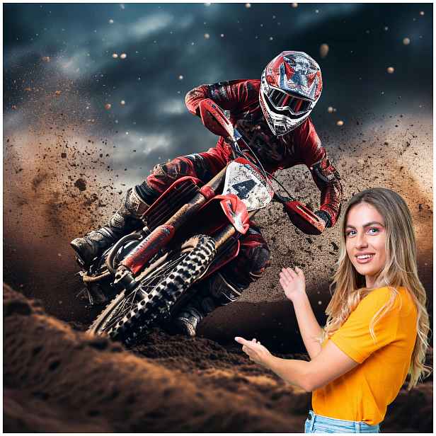 Fototapeta 3D Pro Mládež Auto Motocykl 490x280 DMSM08W