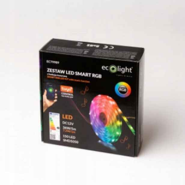Led Páska Smart Set 7.2W/m Rgb IP20 /5m/ EC79989 Eco Light