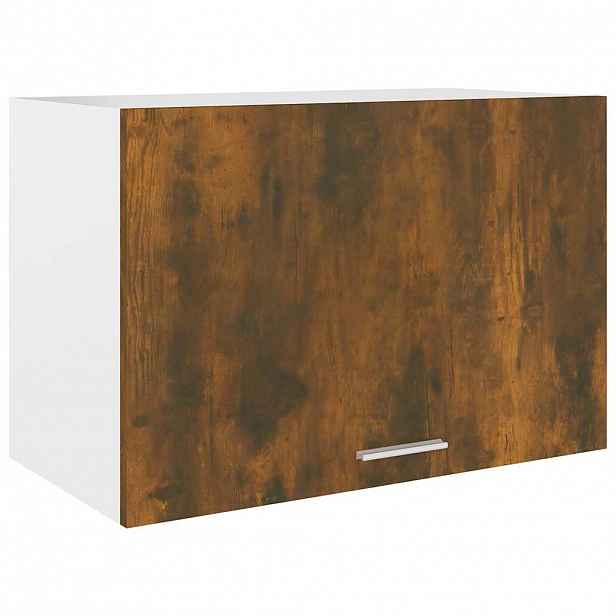 vidaXL Závěsná skříňka "Lyon" kouřový dub 60 x 31 x 40 cm, dřevěné podlahy
