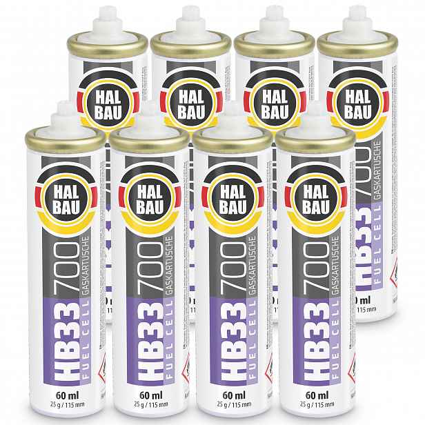 Plynová náplň do sazečů 8 ks 115 mm 56 ml 28 g