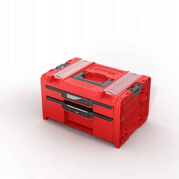 Qbrick System Pro Zásuvka 2 Toolbox 2.0 Profi Expert Red Ultra Hd Custom