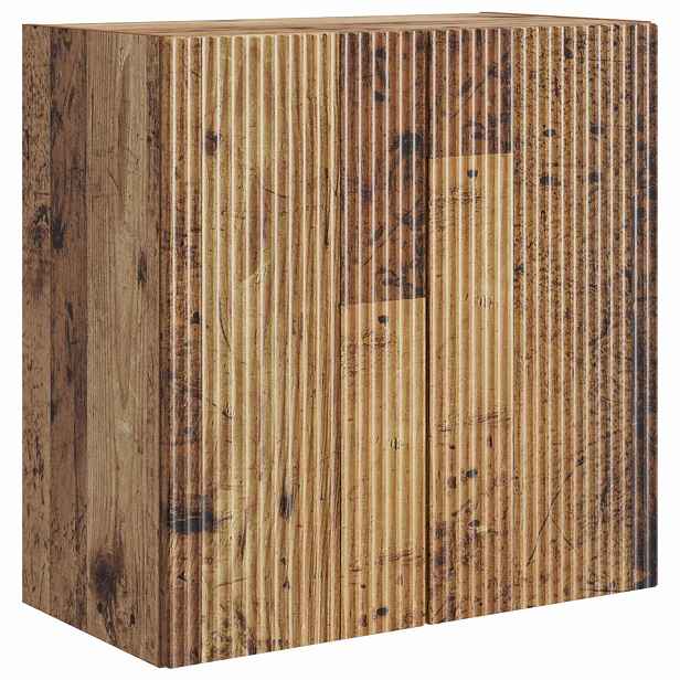 vidaXL Nástěnná skříň 59 x 31 x 60 cm Kompozitní dřevo Staré dřevo