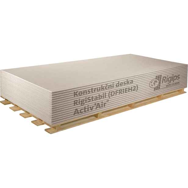 Deska sádrokartonová Rigips RigiStabil Activ'Air 2 750×1 250×12,5 mm