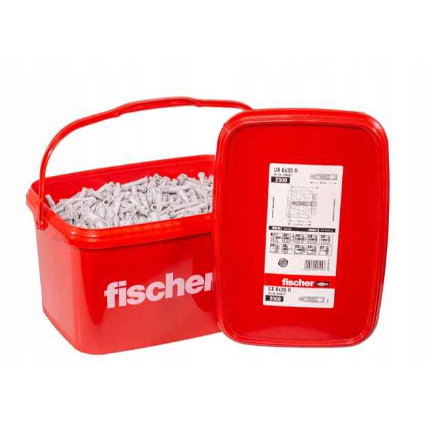 Fischer Univerzální kolík Ux 6 x 35 R v kbelíku