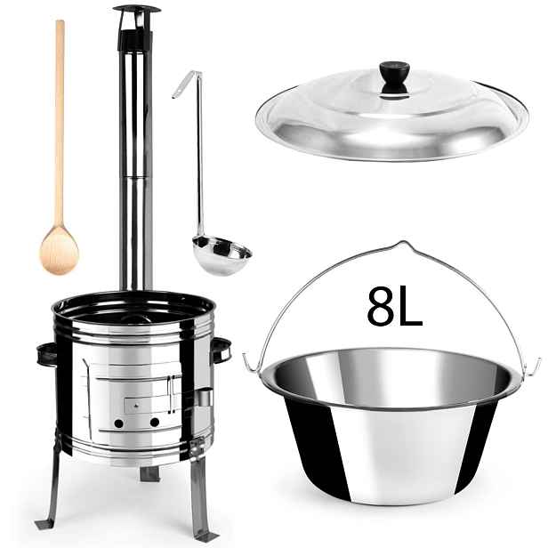 Perfect Home Set-3 Kotlíková souprava 8 L, 5 ks