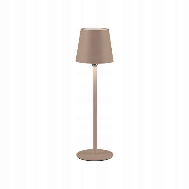 Stolní Led lampa Just Light IP54, bezdrátová, písková, 2.5 W, stmívatelná