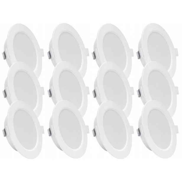 12x Led zapuštěné stropní svítidlo Slim Nw 4000K Plochý podomítkový panel