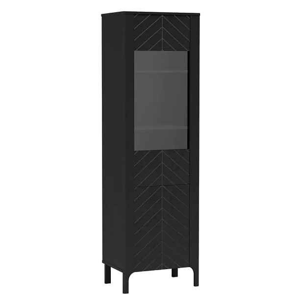 Casarredo Vitrína 1D KENORA - černá