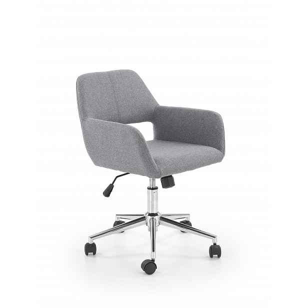 Křeslo H1321, šedé - 55/56/75-84/45-54 cm