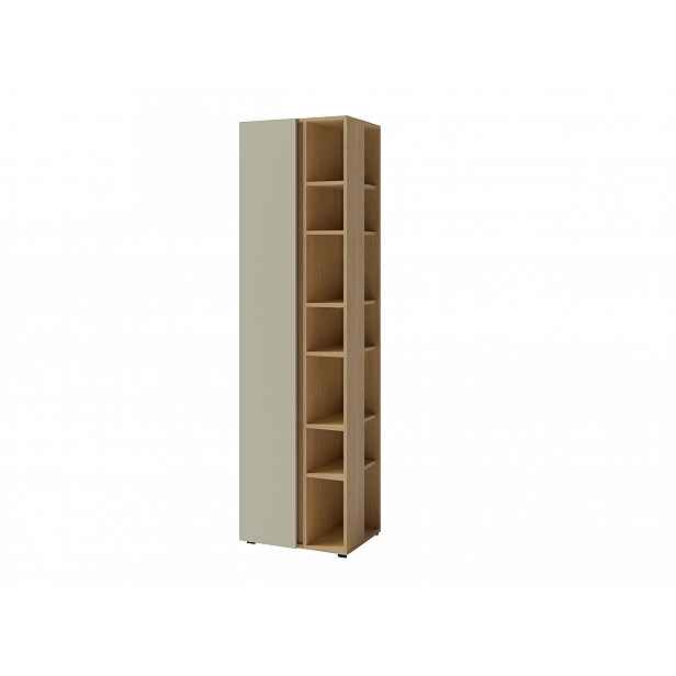 Regál Luca LC4 Barva korpusu + barva dveří: Eukaliptus / Dub Baltic Dune