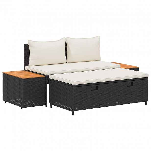 vidaXL Venkovní pohovková souprava 4 -Seater 4 ks 55 x 30 x 39 cm