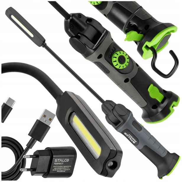 Pracovní Lampa Akumulátorová Led Lampa 3200 mAh 10W Dílenská Stalco