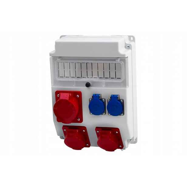 Rozvaděč Caja 3x16A 5p, 2x230V 11M IP44