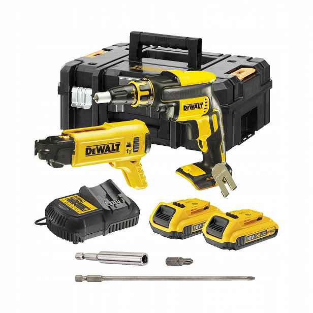 Aku Šroubovák Na Kartonové Desky Sádrokarton 18V 2x2Ah DeWALT DCF620D2K