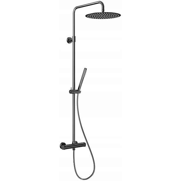 Kfa Dešťová Sprcha S Prémiovou Moza Baterií, Gun Metal Grey Pvd