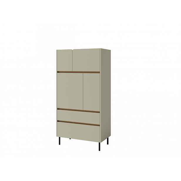 Komoda Luca LC5 Barva korpusu + barva dveří: Eukaliptus / Dub Baltic Dune