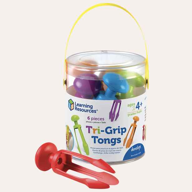 Learning Resources Senzorické kleštičky Tri-Grip – sada 6 ks
