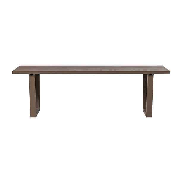 Kovový zahradní jídelní stůl 87x240 cm Bear – WOOOD