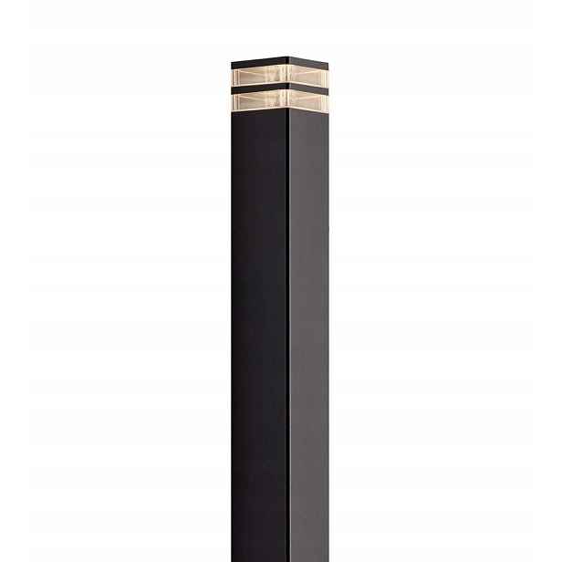 Zahradní sloupek Elm černá stojací lampa 1x20W/E27 IP44 Nordlux