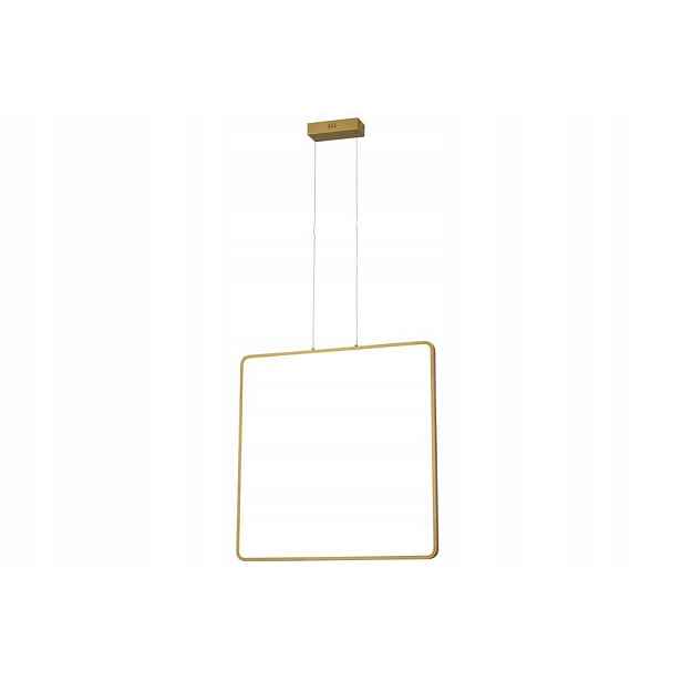 Závěsné Led svítidlo moderní zlaté čtvercové 60 cm 4000K Reality