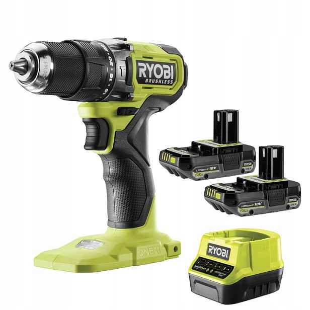 Aku Vrtačka Ryobi RPD18BL-2C20S 2x Aku 2Ah Nabíječka