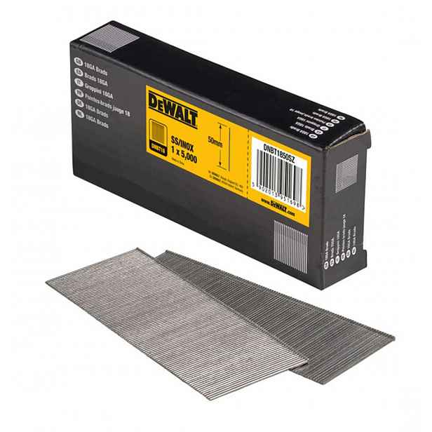 DeWALT - Hřebíky 1,25x50 mm, 5000 ks DNBT1850SZ