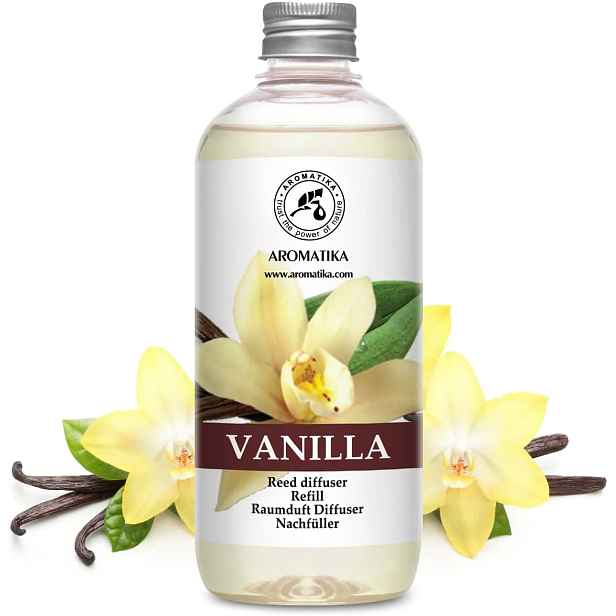 Přírodní esenciální olej 100% do difuzéru Vůně Vanilka Aroma 500ML