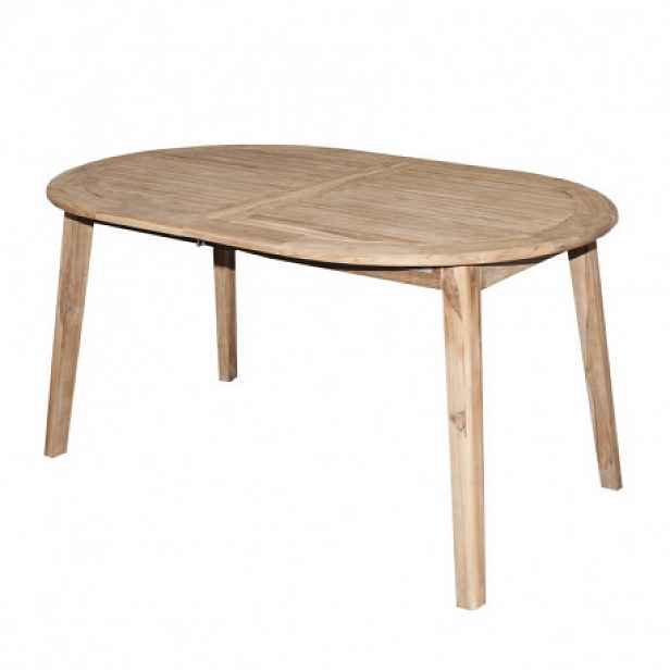 Doppler TECTONA - zahradní dřevěný rozkládací teakový stůl 150/200 x 95 cm - Zboží s drobnou vadou (N294)