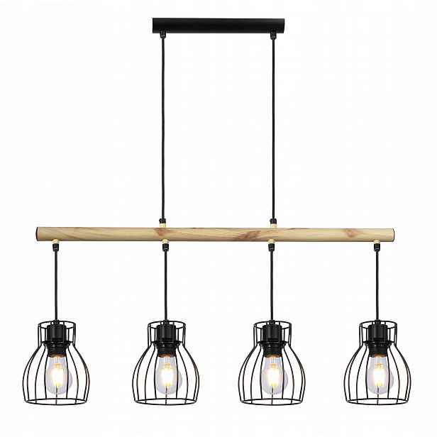 Lampa dřevěný paprsek 4XE27 Bernita Candellux