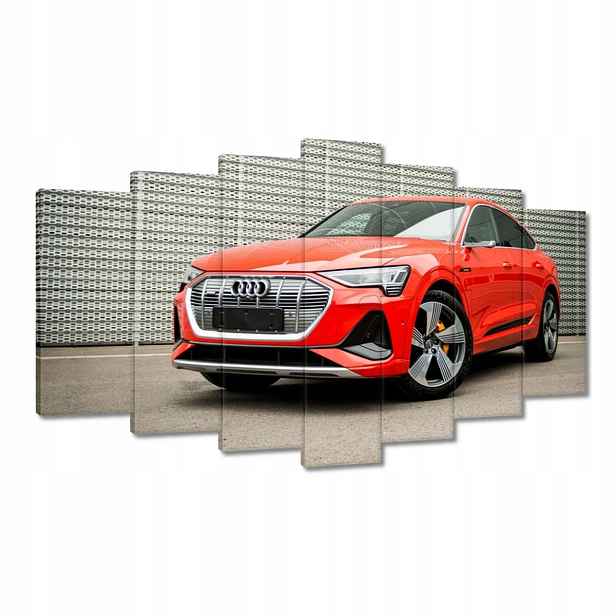 Obrazy 140x80 Červené Audi e-tron