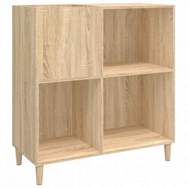 vidaXL Skříňka na LP desky dub sonoma 84,5x38x89 cm kompozitní dřevo