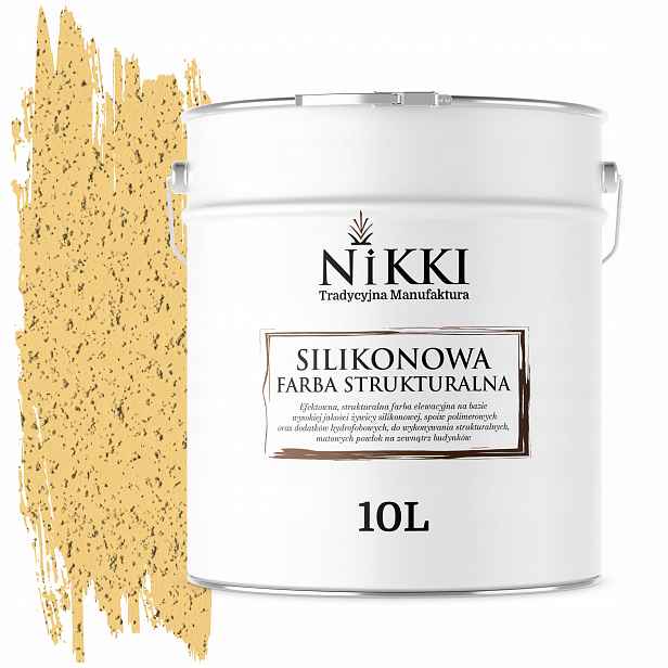Barva Fasádní strukturovaná silikonová fasádní 10L Žlutá F645 Uv ochrana